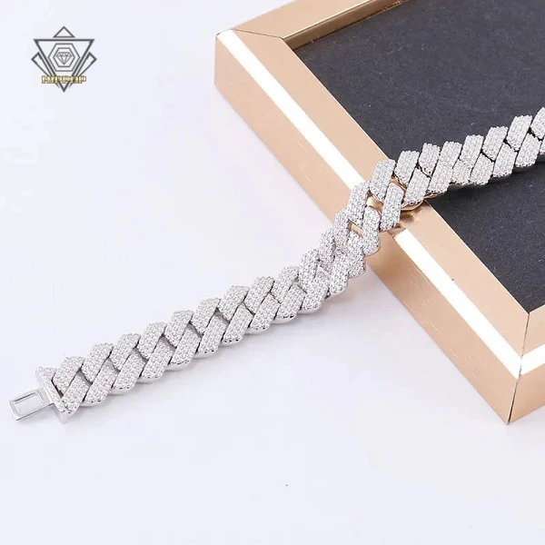 wholesale vvs  moissanite chain